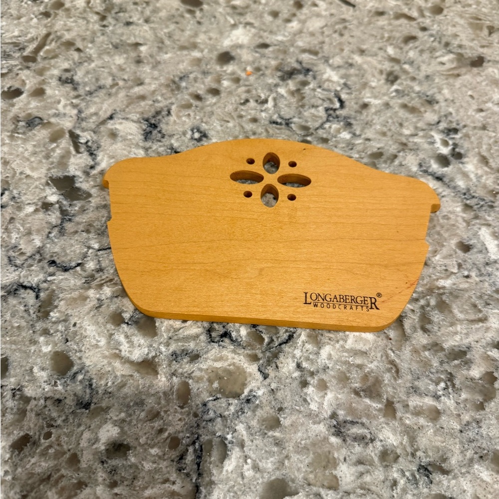 Longaberger Woodcrafts Bread Basket Divider
